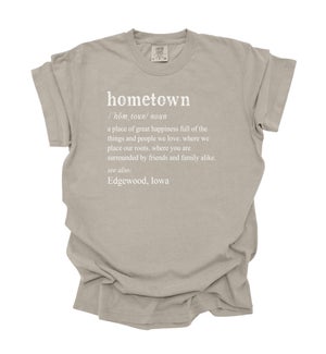 Hometown Definition Personalized Tee